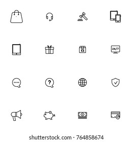 E-commerce vector collection icon set