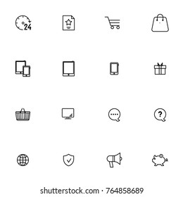 E-commerce vector collection icon set
