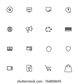 E-commerce vector collection icon set