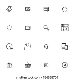 E-commerce vector collection icon set