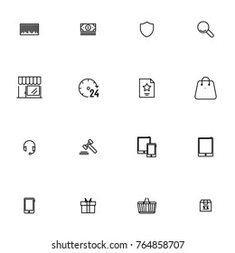 E-commerce vector collection icon set