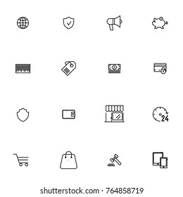 E-commerce vector collection icon set