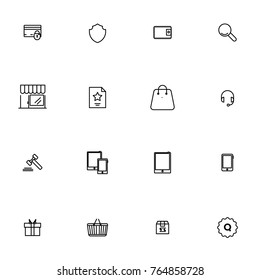 E-commerce vector collection icon set