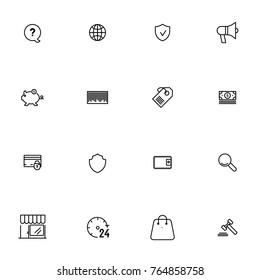 E-commerce vector collection icon set