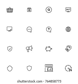 E-commerce vector collection icon set