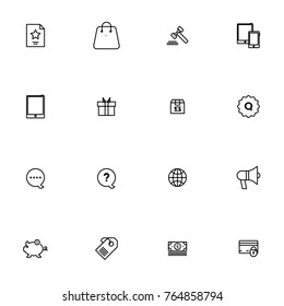 E-commerce vector collection icon set
