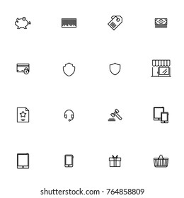 E-commerce vector collection icon set