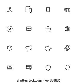 E-commerce vector collection icon set