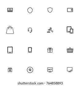 E-commerce vector collection icon set