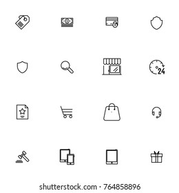 E-commerce vector collection icon set