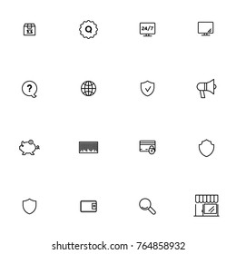 E-commerce vector collection icon set
