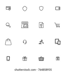 E-commerce vector collection icon set