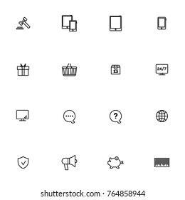 E-commerce vector collection icon set