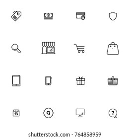 E-commerce vector collection icon set