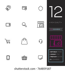 E-commerce vector collection icon set