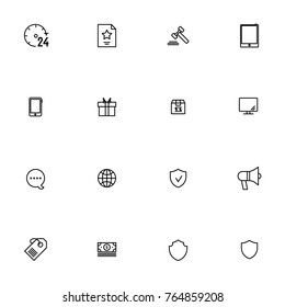 E-commerce vector collection icon set