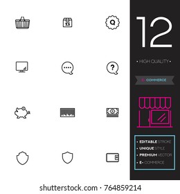 E-commerce vector collection icon set