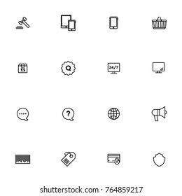 E-commerce vector collection icon set