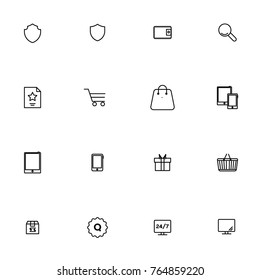 E-commerce vector collection icon set