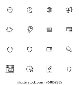 E-commerce vector collection icon set