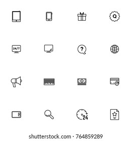 E-commerce vector collection icon set