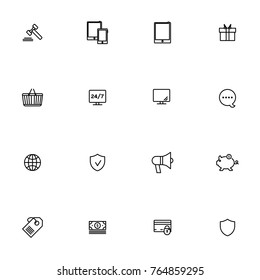 E-commerce vector collection icon set