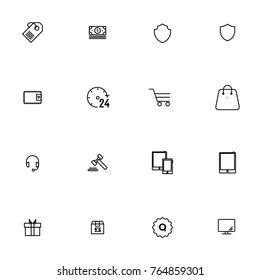 E-commerce vector collection icon set