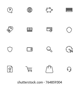 E-commerce vector collection icon set