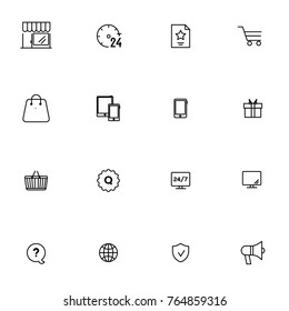 E-commerce vector collection icon set