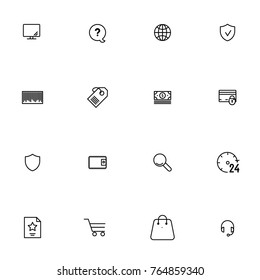 E-commerce vector collection icon set