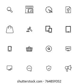E-commerce vector collection icon set