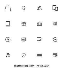 E-commerce vector collection icon set