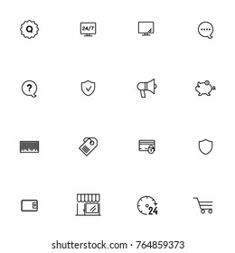 E-commerce vector collection icon set