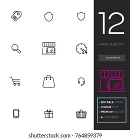 E-commerce vector collection icon set