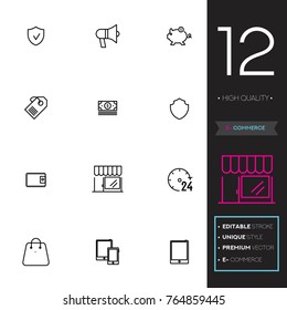 E-commerce vector collection icon set