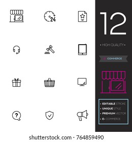 E-commerce vector collection icon set