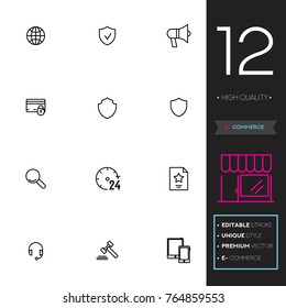 E-commerce vector collection icon set