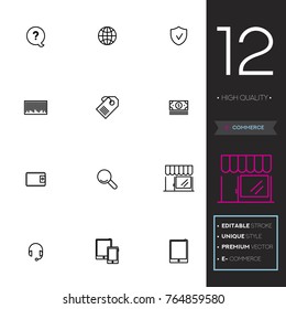 E-commerce vector collection icon set
