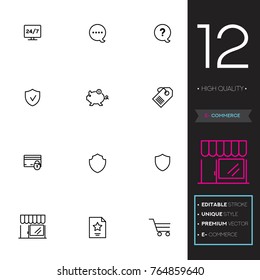 E-commerce vector collection icon set
