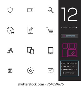 E-commerce vector collection icon set