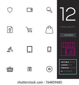 E-commerce vector collection icon set