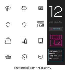 E-commerce vector collection icon set