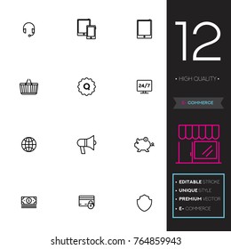 E-commerce vector collection icon set