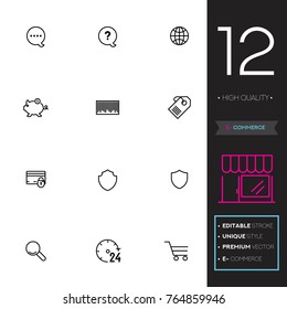 E-commerce vector collection icon set