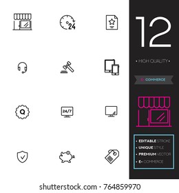 E-commerce vector collection icon set