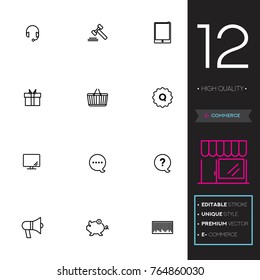 E-commerce vector collection icon set