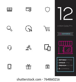 E-commerce vector collection icon set