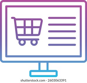 Ecommerce vector icon. Can be used for printing, mobile and web applications.