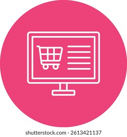 Ecommerce vector icon. Can be used for printing, mobile and web applications.