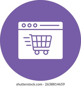 Ecommerce vector icon. Can be used for printing, mobile and web applications.